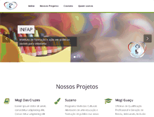 Tablet Screenshot of infap.org.br